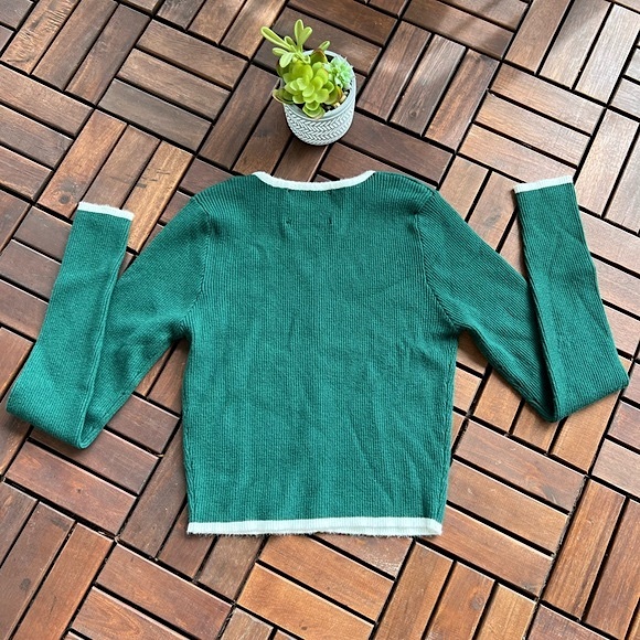 ⚡️NWT⚡️Bongo Forever 21 Green Cardigan - Women’s Size Small - Picture 3 of 4